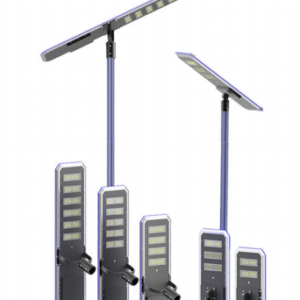 Octagonal B profile ambient light strip Integrated solar street light