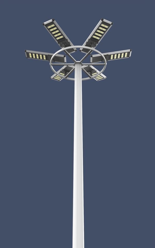 Integrated solar high bay light